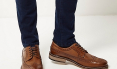 Обувь Brown Leather Derby Brogues  - 2